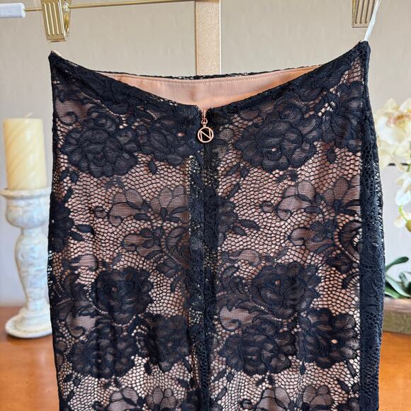 Nookie Heaven Maxi Skirt Black Lace Size Small NWT Made in Australia - Picture 6 of 11